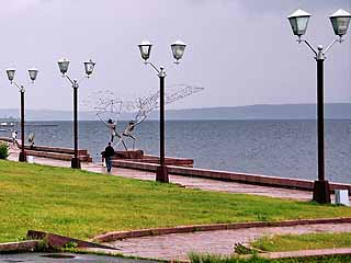  Petrozavodsk:  Republic of Karelia:  Russia:  
 
 Quay of Petrozavodsk
